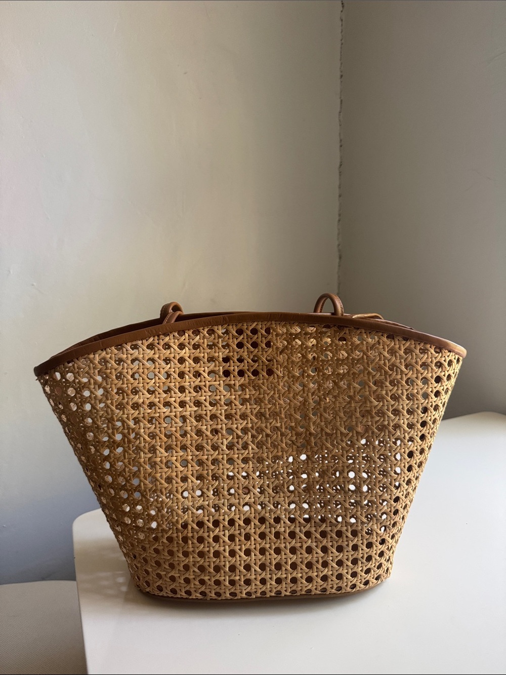Bembien Mira Bag Large - Rattan in Copper - Picture 6 of 12